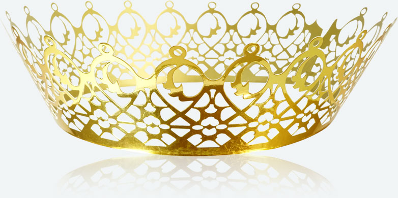 Couronne Dentelle Or Prime