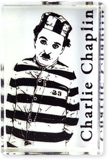 Collection de 8 fèves Épiphanie 2020 - CHARLOT BURLESQUE - Fève n°8