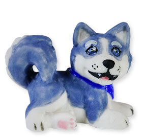 Collection de 10 fèves Épiphanie 2020 - HAPPY HUSKIES - Fève n°3