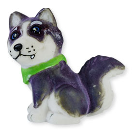 Collection de 10 fèves Épiphanie 2020 - HAPPY HUSKIES - Fève n°7