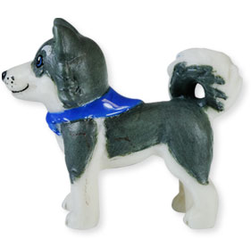 Collection de 10 fèves Épiphanie 2020 - HAPPY HUSKIES - Fève n°8