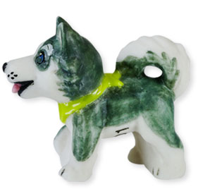 Collection de 10 fèves Épiphanie 2020 - HAPPY HUSKIES - Fève n°10