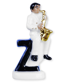 Collection de 10 fèves Épiphanie 2020 - 100 ANS DE JAZZ - Fève n°4