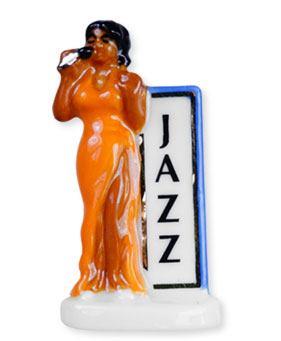 Collection de 10 fèves Épiphanie 2020 - 100 ANS DE JAZZ - Fève n°9