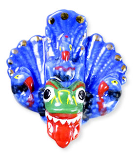 Collection de 12 fèves Épiphanie 2020 - TRIBAL & ETHNIC MASKS - Fève n°3