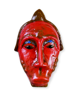 Collection de 12 fèves Épiphanie 2020 - TRIBAL & ETHNIC MASKS - Fève n°12