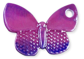 Collection de 8 fèves Épiphanie 2020 - NUÉE DE PAPILLONS IRISÉS - Fève n°8