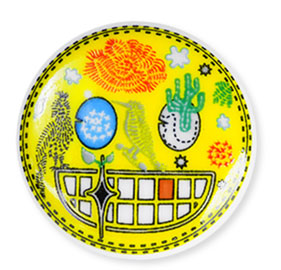 Collection de 10 fèves Épiphanie 2020 - ÉMOJI ART CONTEMPORAIN - Fève n°5