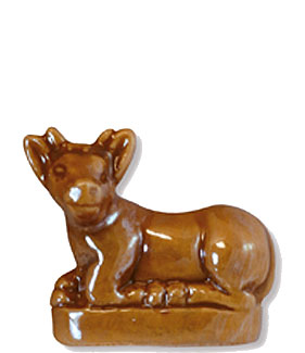 Collection de 12 fèves Épiphanie 2020 - CRÈCHE SCINTILLANTE MARRON - Fève n°11