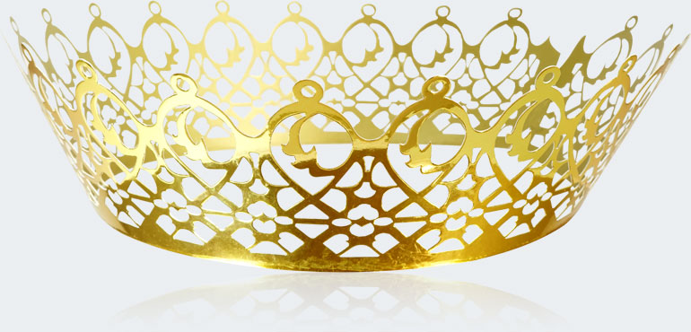 Couronne dentelle or Prime