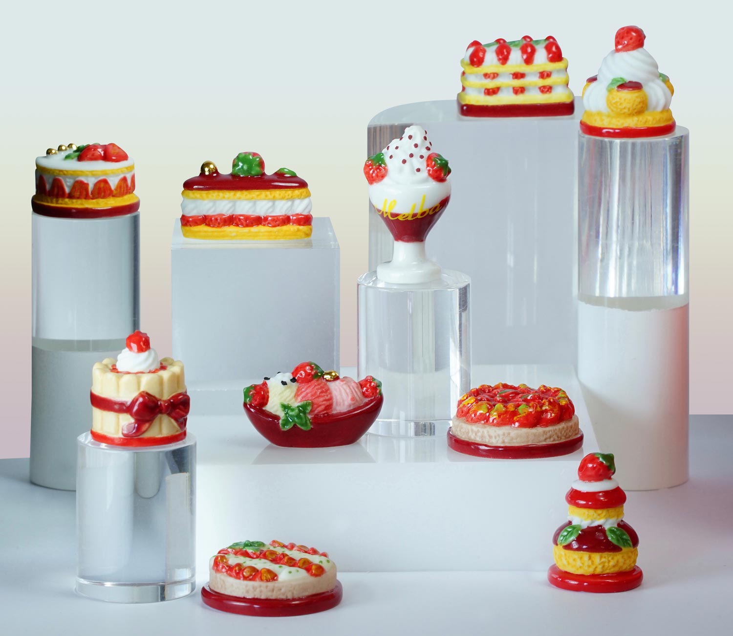 Série de fèves "FRAISISSIMA" par le créateur de fèves "Prime"