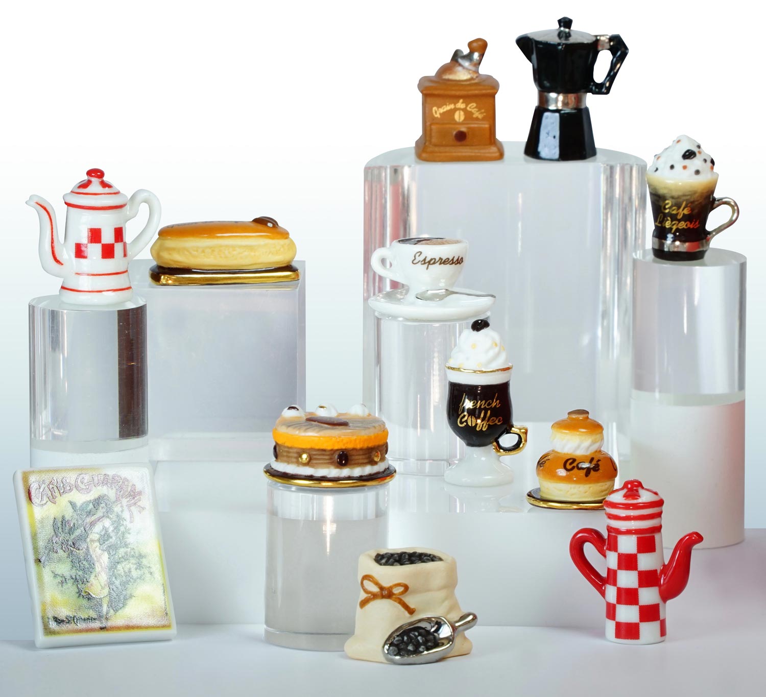 Série de fèves "PAUSE CAFÉ" par le créateur de fèves "Prime"