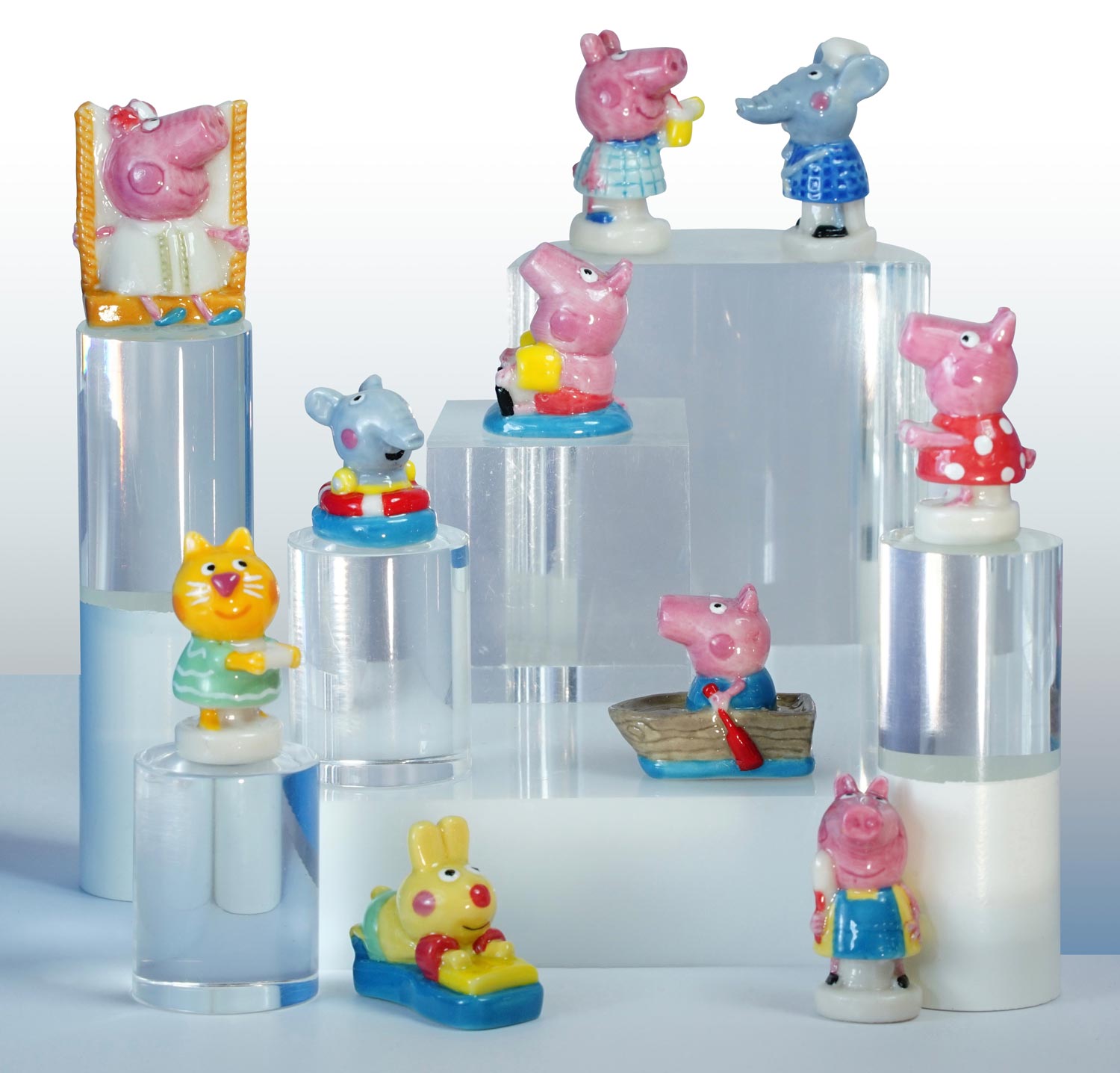 Série de fèves "PEPPA PIG EN VACANCES" par le créateur de fèves "Prime"