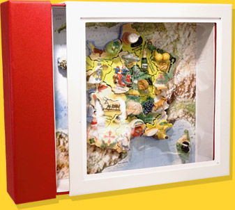 Coffret Reliure Rouge France Exception 3d