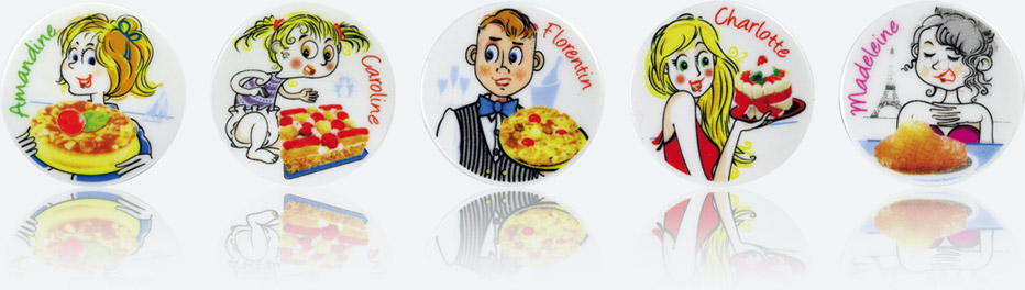 Prénoms Gourmands - Collection De Fèves Épiphanie 2021