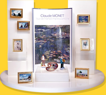Présentoir Muséo Blanc Claude Monnet