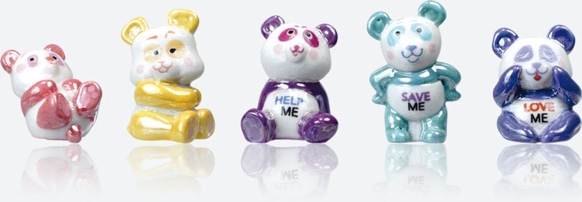 panda, Symbole De La Protection Animale - Collection De Fèves Prime Pour Épiphanie 2021
