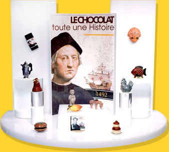 Présentoir Muséo Blanc Chocolat