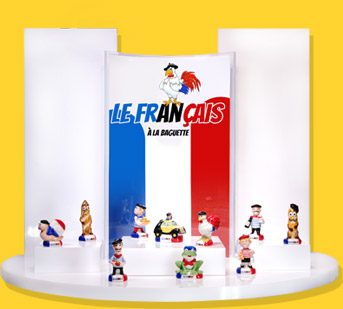 Présentoir Muséo Blanc Francais à La Baguette