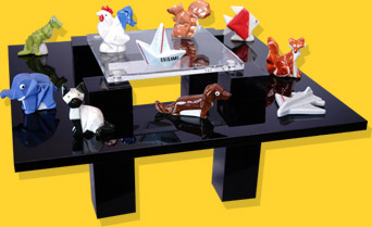 Présentoir Table Noire Original Origami