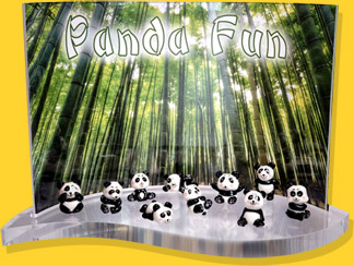 Présentoir Goutte Panda Fun
