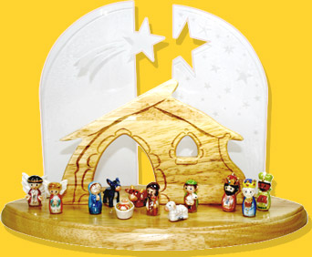 Nativité Bois Nativité Moderne