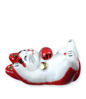 Maneki Neko, Chat porte-bonheur - Collection de fèves Prime pour Épiphanie 2021