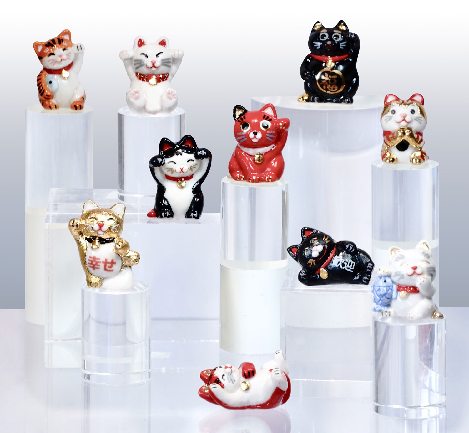 Maneki Neko, Chat porte-bonheur - Collection de fèves Prime pour Épiphanie 2021