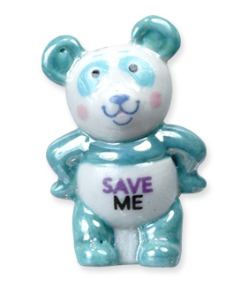 Panda, symbole de la protection animale - Collection de fèves Prime pour Épiphanie 2021