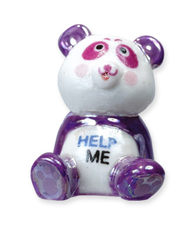 Panda, symbole de la protection animale - Collection de fèves Prime pour Épiphanie 2021