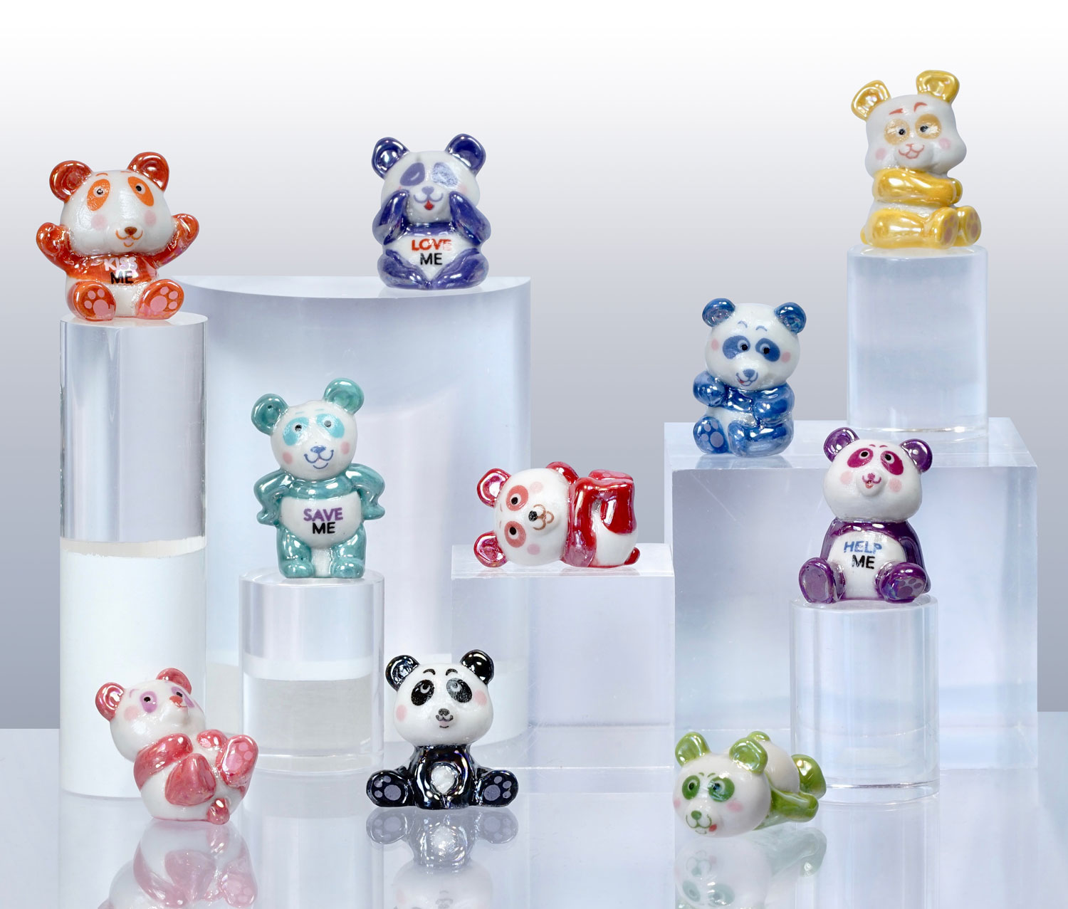 Panda, symbole de la protection animale - Collection de fèves Prime pour Épiphanie 2021
