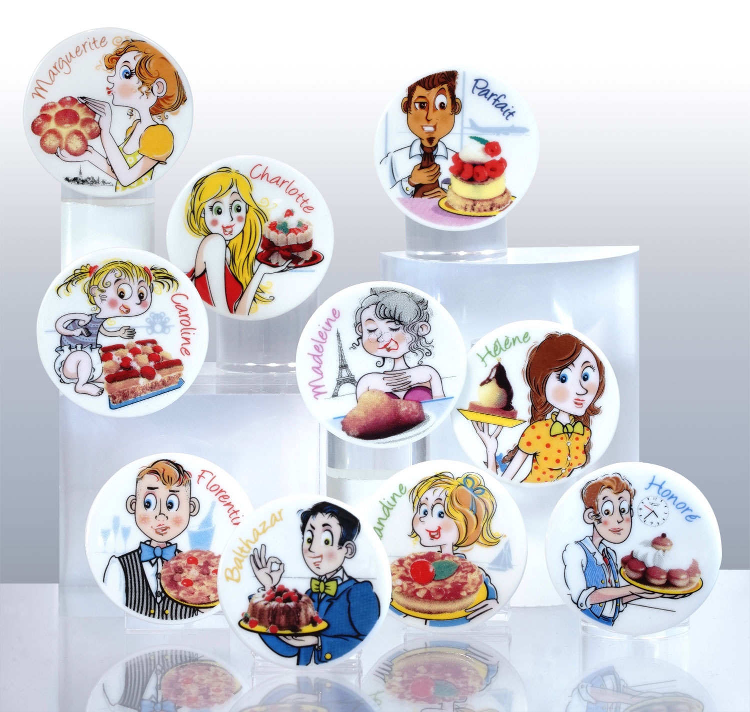 Collection Prénoms Gourmands - Fèves épiphanie 2021