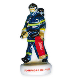 Collection 10 fèves Épiphanie 2021 - Sapeurs Pompiers de Paris - Prime