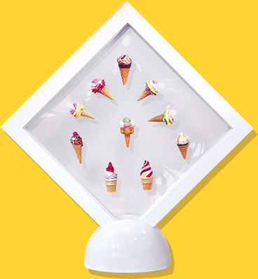 Présentoirs et Coffrets Prime - Collection Fleurs De Glace - Fèves Épiphanie 2022