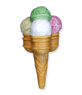 Fève Prime - Collection Fleurs De Glace - Épiphanie 2022