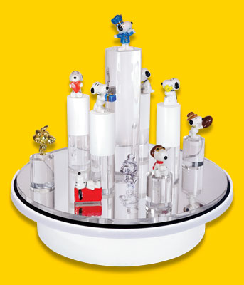 Présentoir Orgue de Cristal avec série de fèves Fashion Snoopy Prime Épiphanie 2023