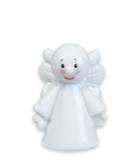 Anges - 10 fèves en porcelaine nacrée - Épiphanie 2023 - Prime