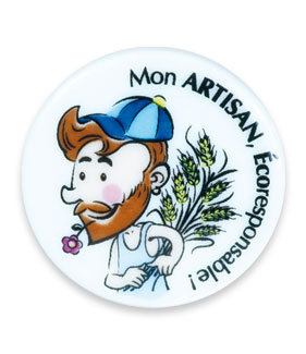 Fait en France, Vive nos Artisans - 10 fèves en porcelaine - Épiphanie 2023