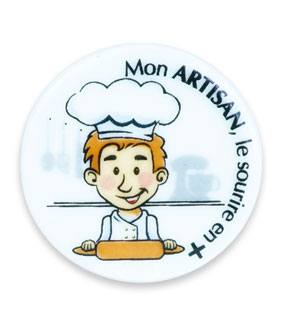 Fait en France, Vive nos Artisans - 10 fèves en porcelaine - Épiphanie 2023