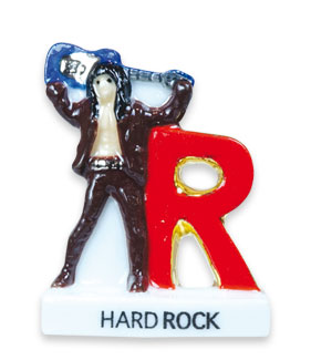 Oh, Rock’N Roll - 10 fèves en porcelaine - Épiphanie 2023