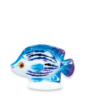 Poissons Déco - 10 fèves en porcelaine - Épiphanie 2023 - Prime