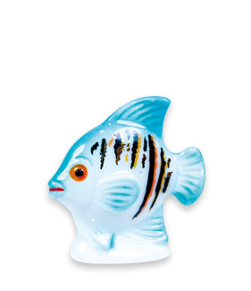 Poissons Déco - 10 fèves en porcelaine - Épiphanie 2023 - Prime