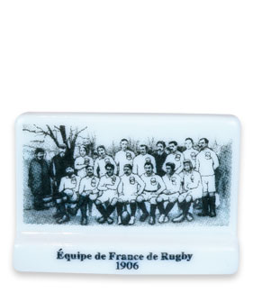 Rugby, 200 ans - 12 fèves en porcelaine - Épiphanie 2023