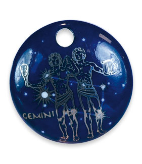 Zodiaque & Constellations - 12 fèves / Pendentifs en porcelaine - Épiphanie 2023