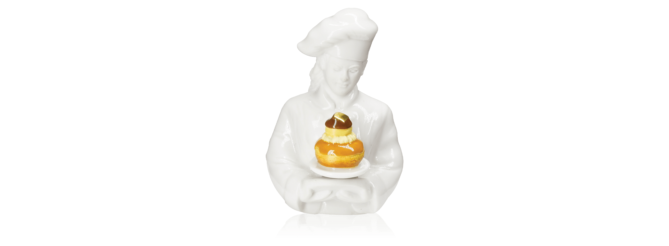 Présentoir Figurine Pâtissier pour collection de fèves Prime avec l'Épiphanie 2027