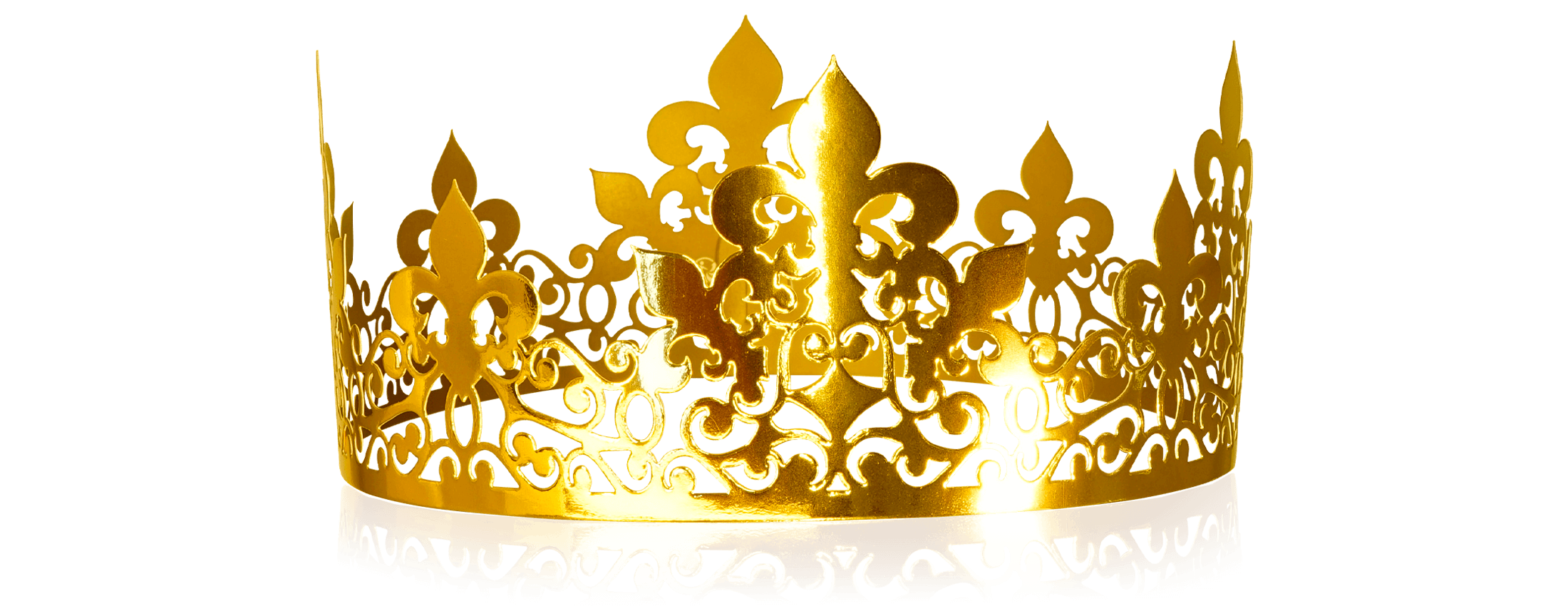 Nouvelle couronne des rois Majestueuse Or pour l'épiphanie 2027 avec Prime