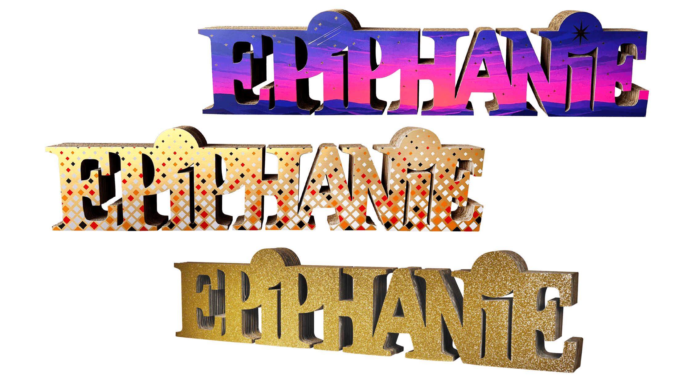 Présentoir Mot pour collection de fèves Prime avec l'Épiphanie 2027