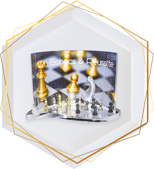 Jeu D'échecs Collector Avec Fèves - Boîte Plateau 20x15,5x5 Cm - 460 G - Neuf